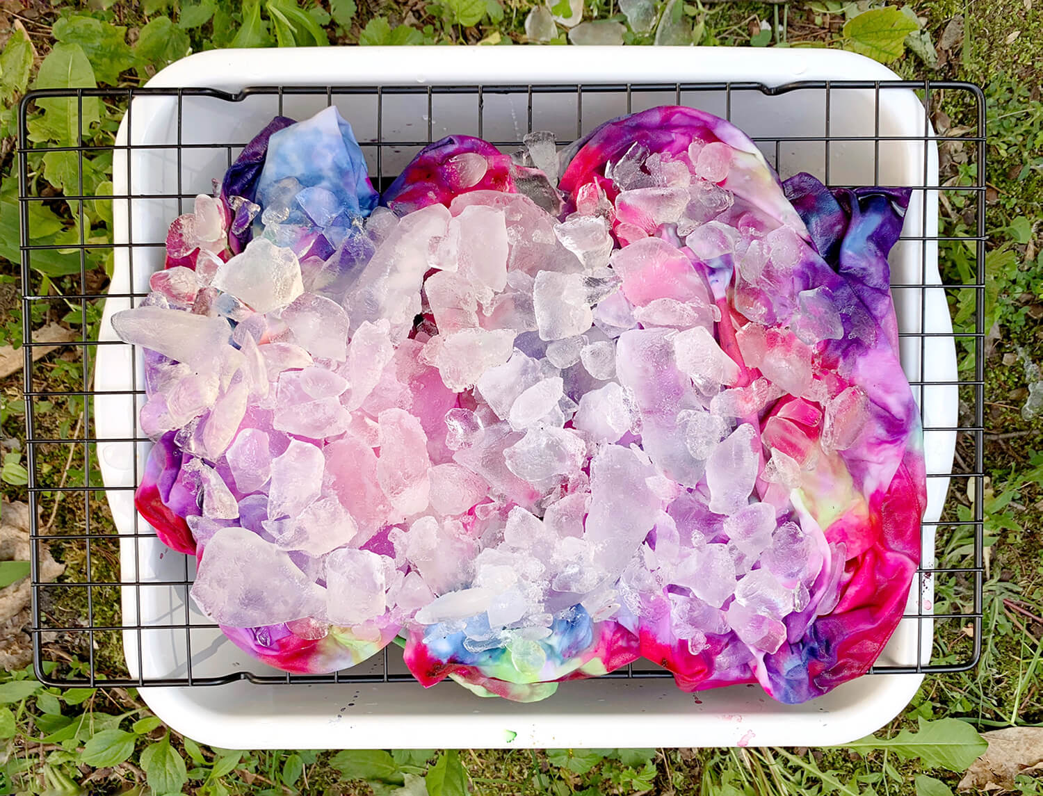 How To Ice Dye Fabric