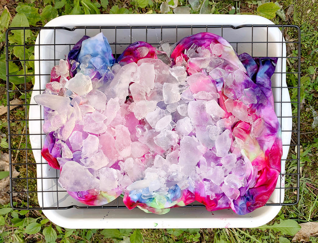 How to Ice Dye Textiles
