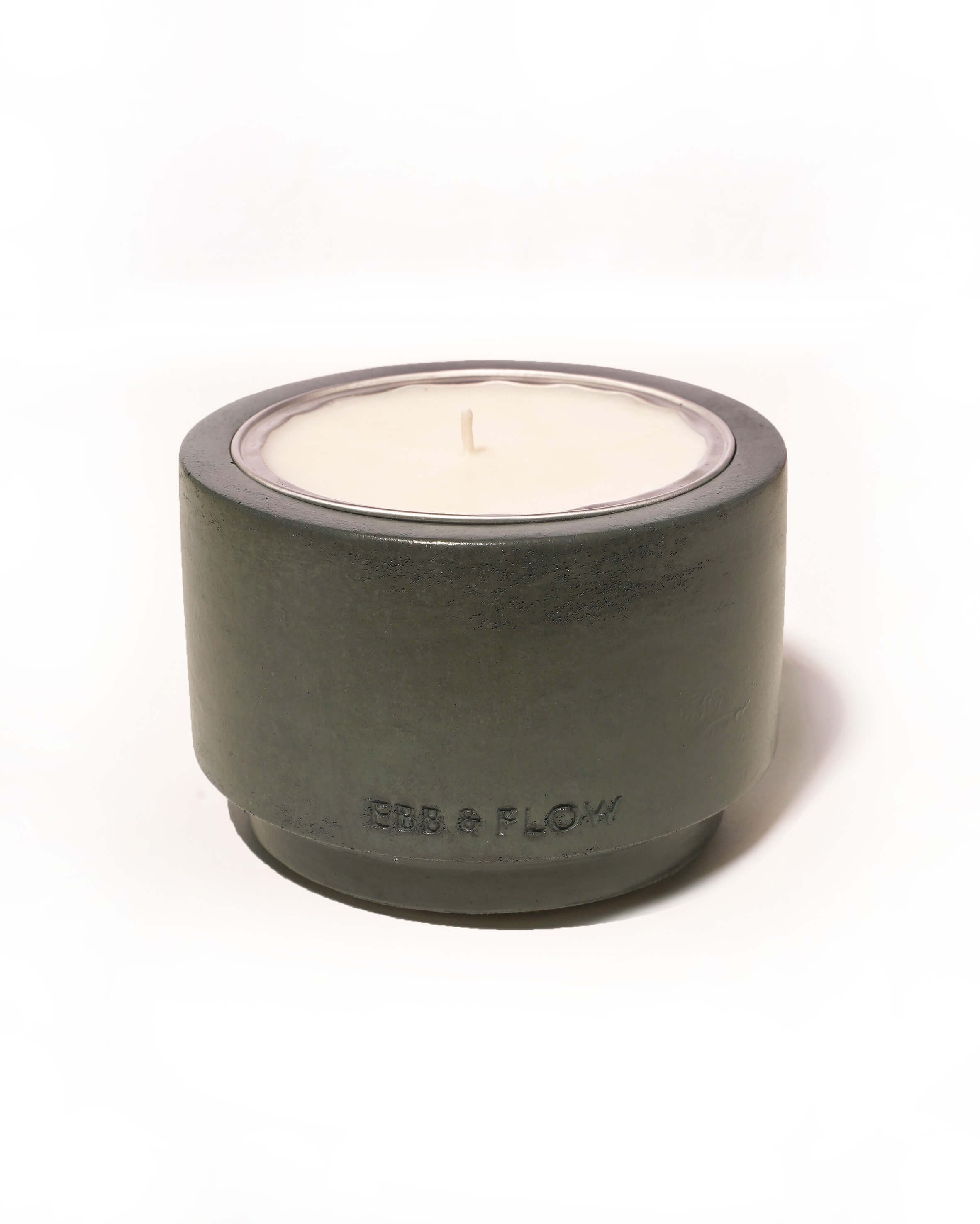 Refillable Concrete Candle - Lavender & Petitgrain