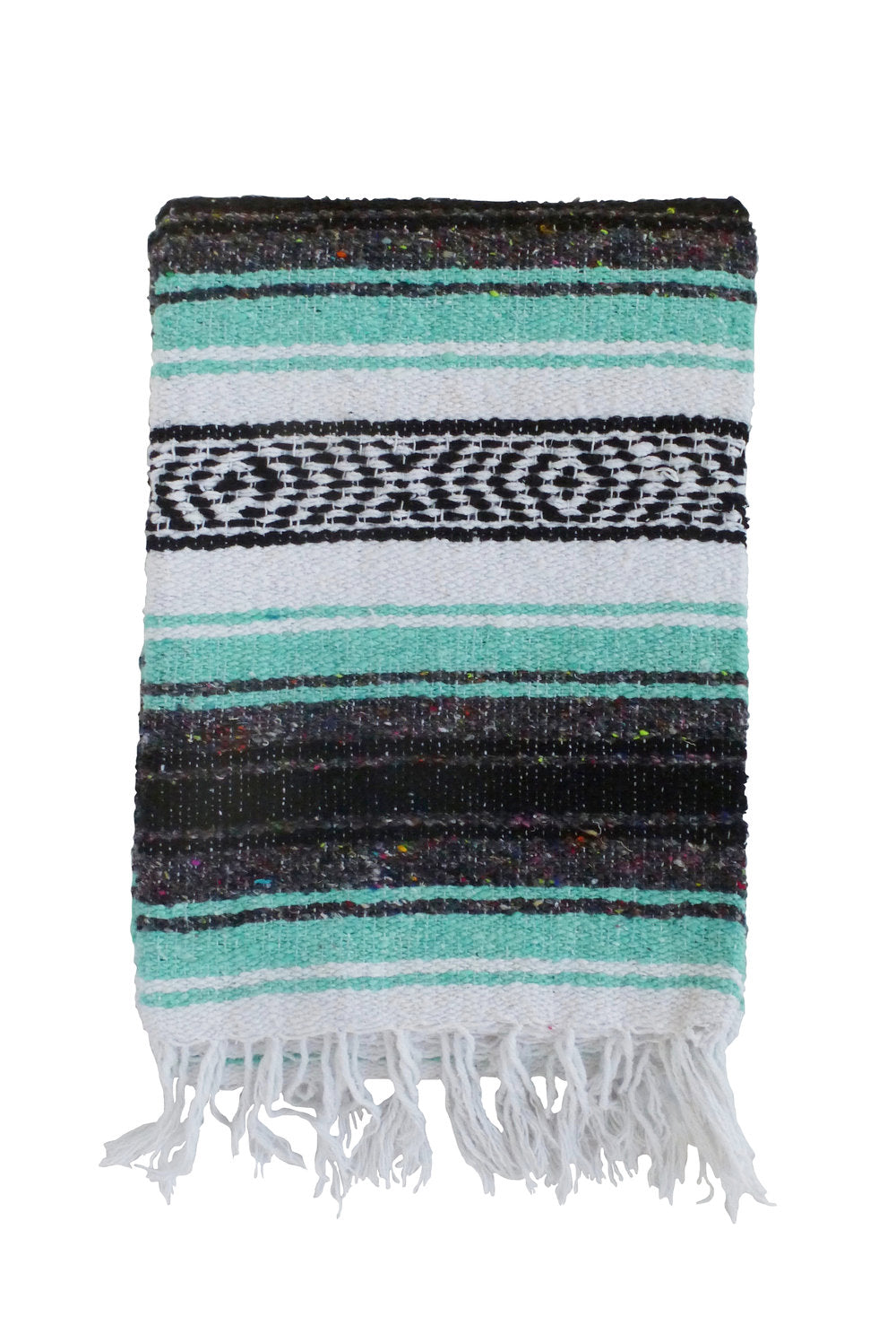 Cadet Blue La Cabaña Blanket - Mint