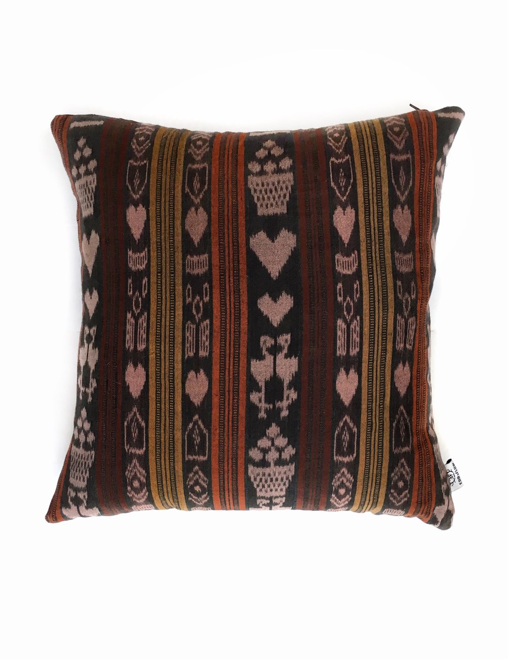 Saddle Brown Vintage Corte Accent Pillow - Solola